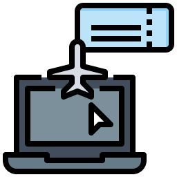 Plane ticket icon