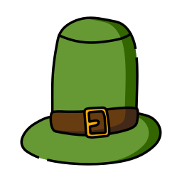 Лепрекон шляпа иконка