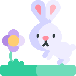 Easter rabbit icon