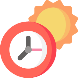 Daylight saving time icon
