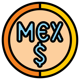 Мексиканское песо иконка