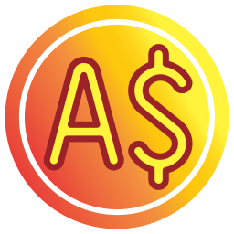 dolar australijski ikona