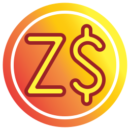 Зимбабвийский доллар иконка