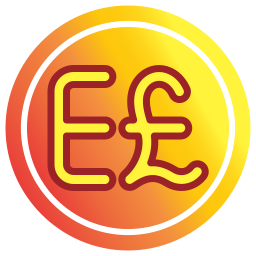 Egyptian pound icon