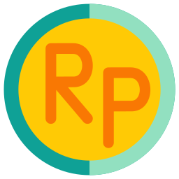 Indonesian rupiah icon