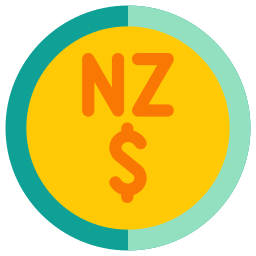 New zealand dollar icon