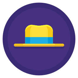 kapelusz przeciwsłoneczny ikona