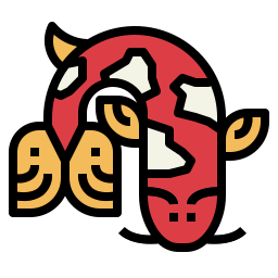 Carp fish icon