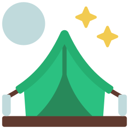 acampamento Ícone