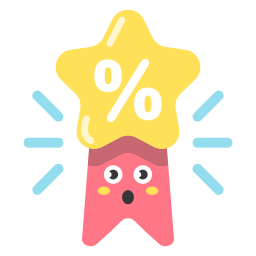 Discount rate icon