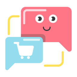 Chat shopping icon