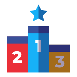 Podium star icon