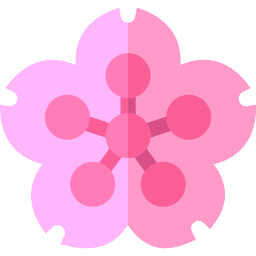 Flor de cerezo icono