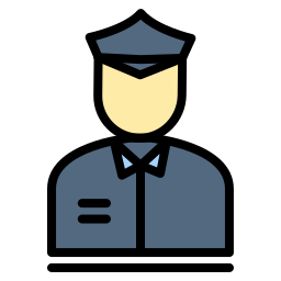 oficial de policía icono
