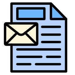 Mail attachment icon