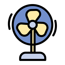 ventilatore elettrico icona