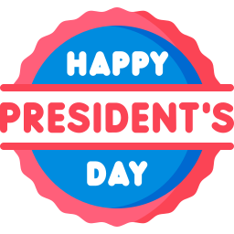 Presidents day icon