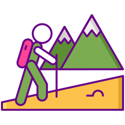 Hiking icon