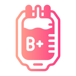 Blood bag icon