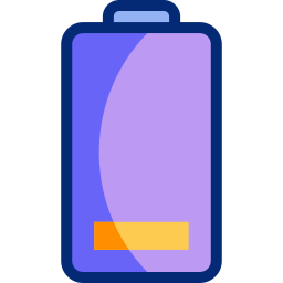 batería baja icono