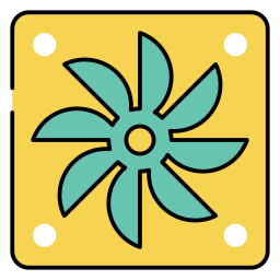 Computer fan icon