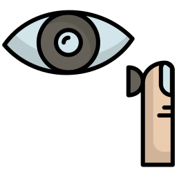 lentes de contacto icono