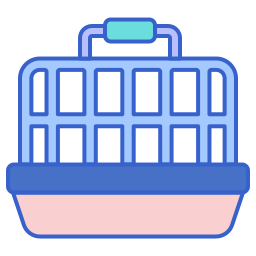 Pet cage icon