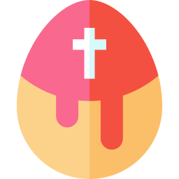 el huevo de pascua icono