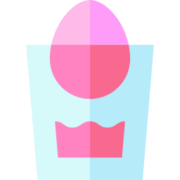 Dyeing easter eggs icon
