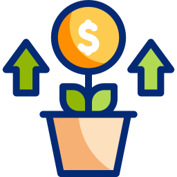 Plant money icon