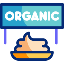 Organic cream icon