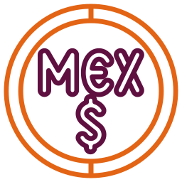 mexikanischer peso icon