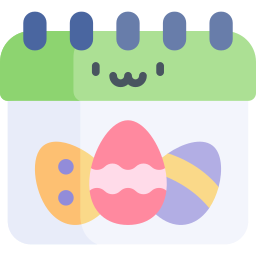 Easter day icon