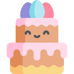 Easter cake icon