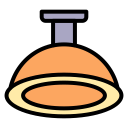 lampada da appendere icona