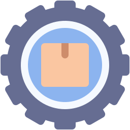 Box in the gear icon