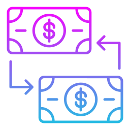 cambio valuta icona