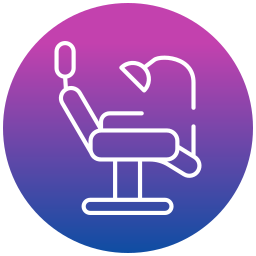 Dental chair icon