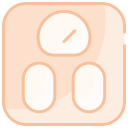 Weight scale icon