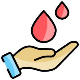 Blood donation icon