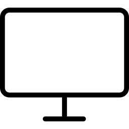 Flat screen monitor icon