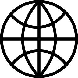 griglia circolare icona