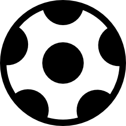 palla con puntini icona