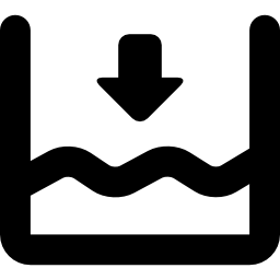 Below sea level icon