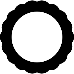 Round flower icon