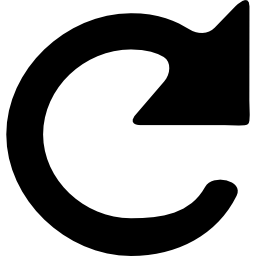flecha circular de actualización icono