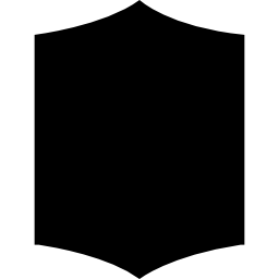 scudo esagonale icona