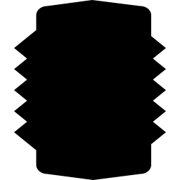 ギザギザの辺を持つ長方形 icon