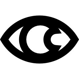 forma del ojo icono