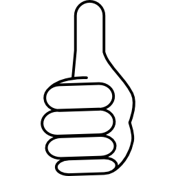 Frontal Thumb up  icon